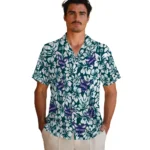Charlotte Hornets Hawaiian Shirt – Hibiscus Motif