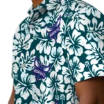 Charlotte Hornets Hawaiian Shirt – Hibiscus Motif