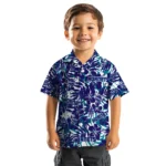 Charlotte Hornets Hawaiian Shirt – Hibiscus Overlay