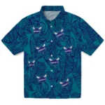 Charlotte Hornets Hawaiian Shirt – Leaf Outline