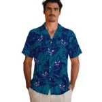 Charlotte Hornets Hawaiian Shirt – Monstera Layer