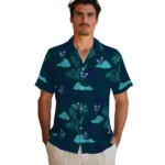 Charlotte Hornets Hawaiian Shirt – Palm And Clouds