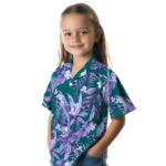 Charlotte Hornets Hawaiian Shirt – Palm Leaves