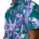 Charlotte Hornets Hawaiian Shirt – Palm Leaves