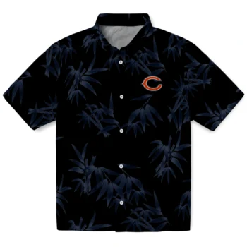 chicago bears bamboo branches blue black hawaiian shirts best selling