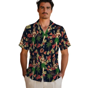 chicago bears hawaiian girls design blue hawaiian shirts fashion forward