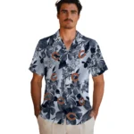 Chicago Bears Hawaiian Shirt – Hibiscus Arrangement