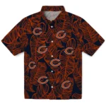 Chicago Bears Hawaiian Shirt – Leaf Outline