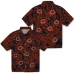 Chicago Bears Hawaiian Shirt – Leaf Outline