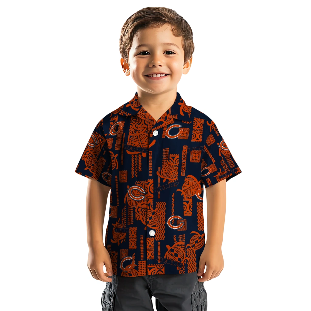Chicago Bears Hawaiian Shirt - Turtle Lines chicago bears turtle lines blue hawaiian shirts top rated
