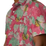 Chicago Blackhawks Hawaiian Shirt – Anthurium Overlay
