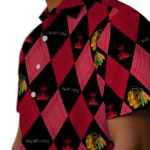Chicago Blackhawks Hawaiian Shirt – Golfing Plaid