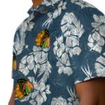 Chicago Blackhawks Hawaiian Shirt – Hibiscus Flowers