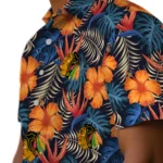 Chicago Blackhawks Hawaiian Shirt – Hibiscus Foliage
