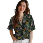 Chicago Blackhawks Hawaiian Shirt – Hibiscus Leaves Pattern