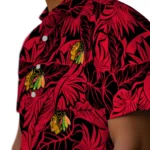 Chicago Blackhawks Hawaiian Shirt – Monstera Layer