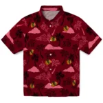 Chicago Blackhawks Hawaiian Shirt – Palm And Clouds
