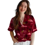 Chicago Blackhawks Hawaiian Shirt – Palm And Clouds