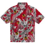 Chicago Blackhawks Hawaiian Shirt – Palm Leaves
