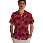Chicago Blackhawks Hawaiian Shirt – Palm Tree Motif