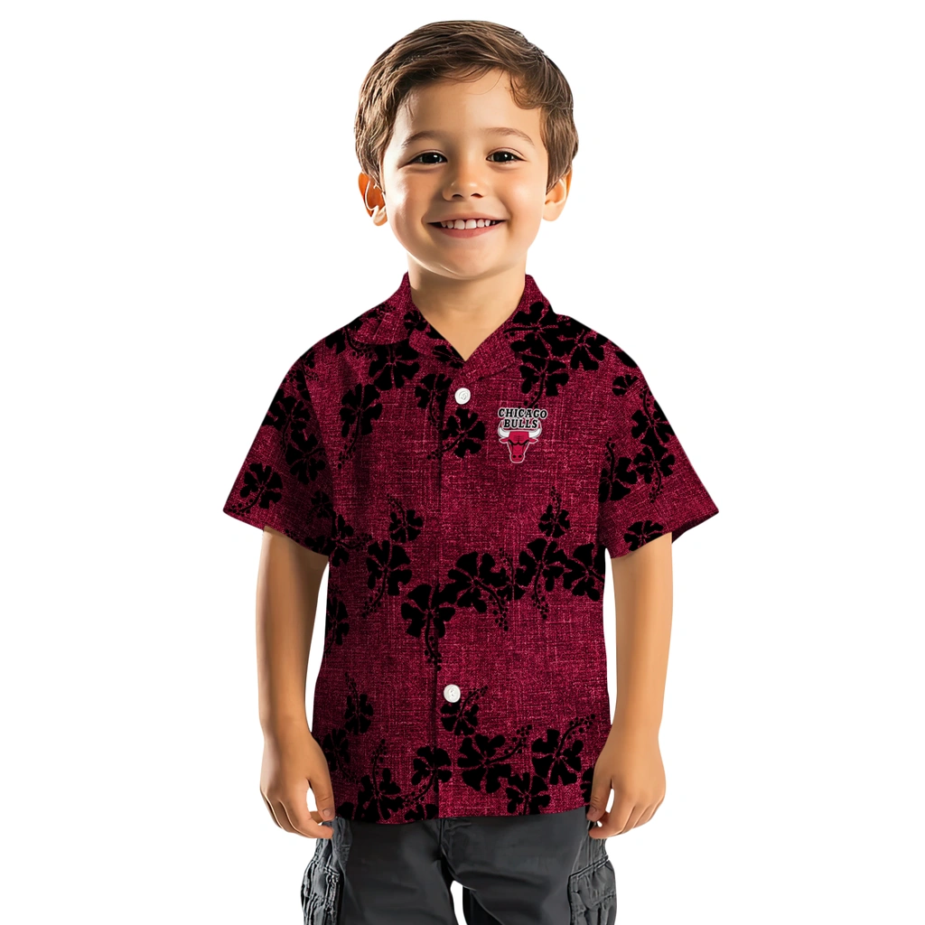 Chicago Bulls Hawaiian Shirt - 50th State Flower chicago bulls hibiscus petals red hawaiian shirts top rated