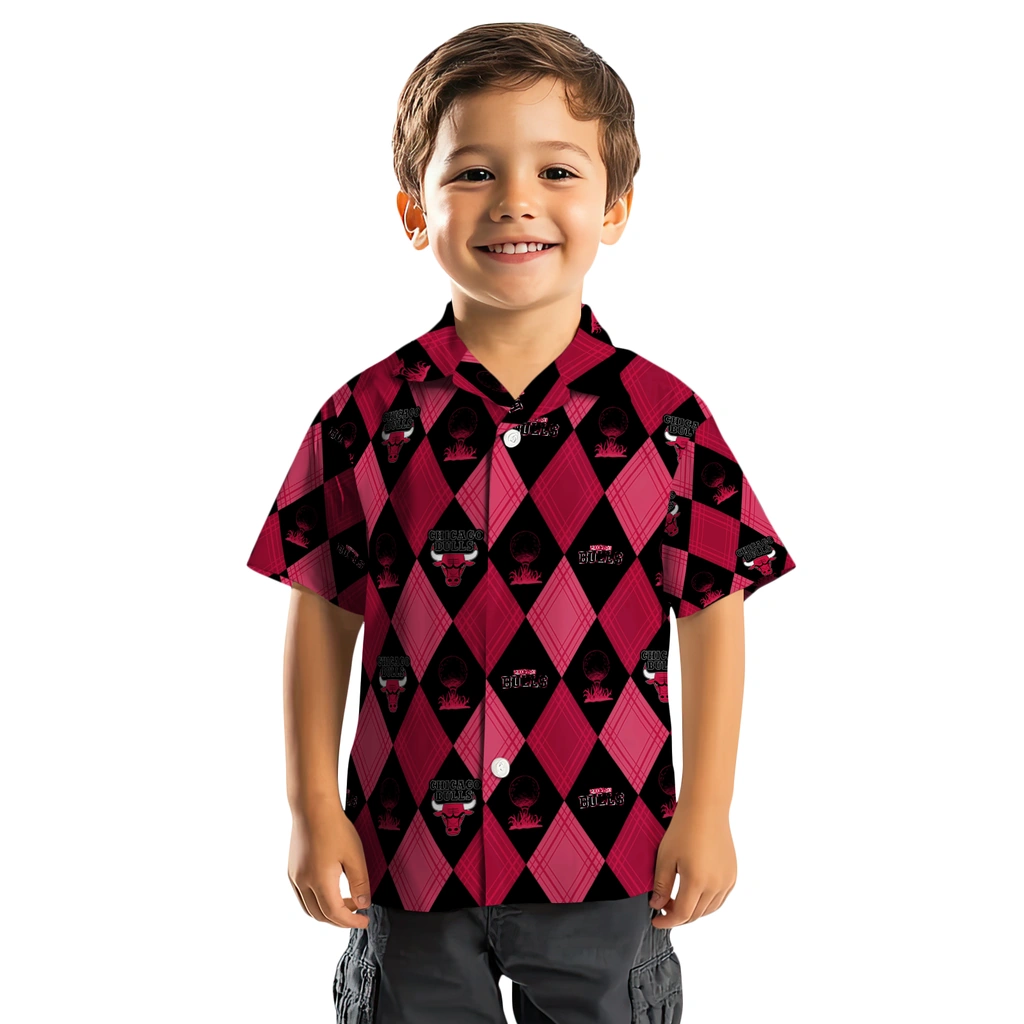 Chicago Bulls Hawaiian Shirt - Golfing Plaid chicago bulls balloon plaid red hawaiian shirts top rated