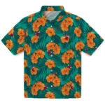 Chicago Bulls Hawaiian Shirt – Hibiscus and Palm Leaves