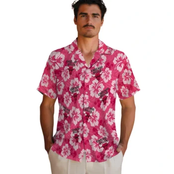 chicago bulls hibiscus cluster red hawaiian shirts fashion forward
