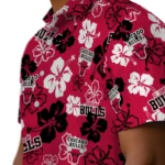 Chicago Bulls Hawaiian Shirt – Hibiscus Flower Design