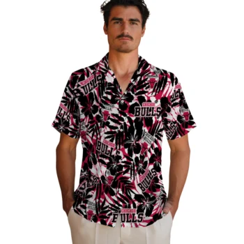 chicago bulls hibiscus overlay hawaiian shirts fashion forward