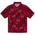 Chicago Bulls Hawaiian Shirt – Leaf Outline