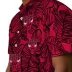 Chicago Bulls Hawaiian Shirt – Leaf Outline