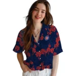 Chicago Cubs Hawaiian Shirt – 50th State Flower