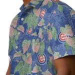 Chicago Cubs Hawaiian Shirt – Anthurium Overlay