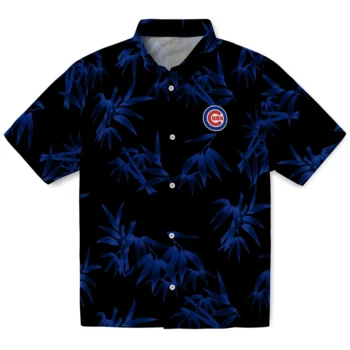 chicago cubs bamboo branches blue black hawaiian shirts best selling