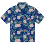 Chicago Cubs Hawaiian Shirt – Flamingo and Hibiscus
