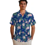 Chicago Cubs Hawaiian Shirt – Flamingo and Hibiscus