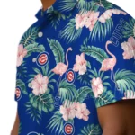 Chicago Cubs Hawaiian Shirt – Flamingo and Hibiscus