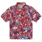 Chicago Cubs Hawaiian Shirt – Hibiscus Overlay