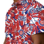 Chicago Cubs Hawaiian Shirt – Hibiscus Overlay