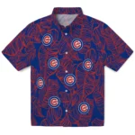 Chicago Cubs Hawaiian Shirt – Leaf Outline