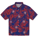 Chicago Cubs Hawaiian Shirt – Monstera Layer