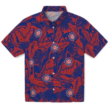 chicago cubs monstera layer blue hawaiian shirts best selling