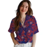 Chicago Cubs Hawaiian Shirt – Monstera Layer