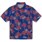 Chicago Cubs Hawaiian Shirt – Palm Tree Motif