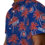 Chicago Cubs Hawaiian Shirt – Palm Tree Motif