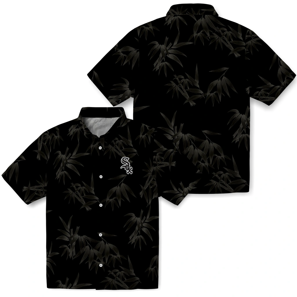 Chicago White Sox Hawaiian Shirt - Bamboo Branches chicago white sox bamboo branches black hawaiian shirts high quality
