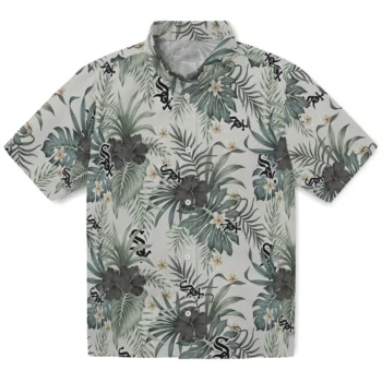 chicago white sox hibiscus designs beige hawaiian shirts best selling