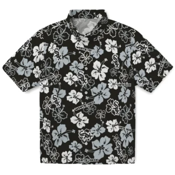 chicago white sox hibiscus bloom black hawaiian shirts best selling