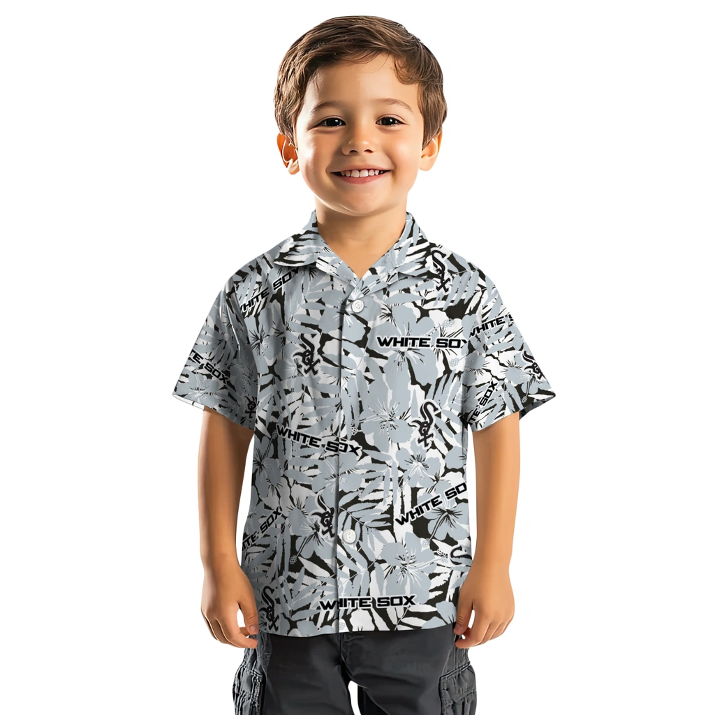 Chicago White Sox Hawaiian Shirt - Hibiscus Overlay chicago white sox hibiscus overlay hawaiian shirts top rated